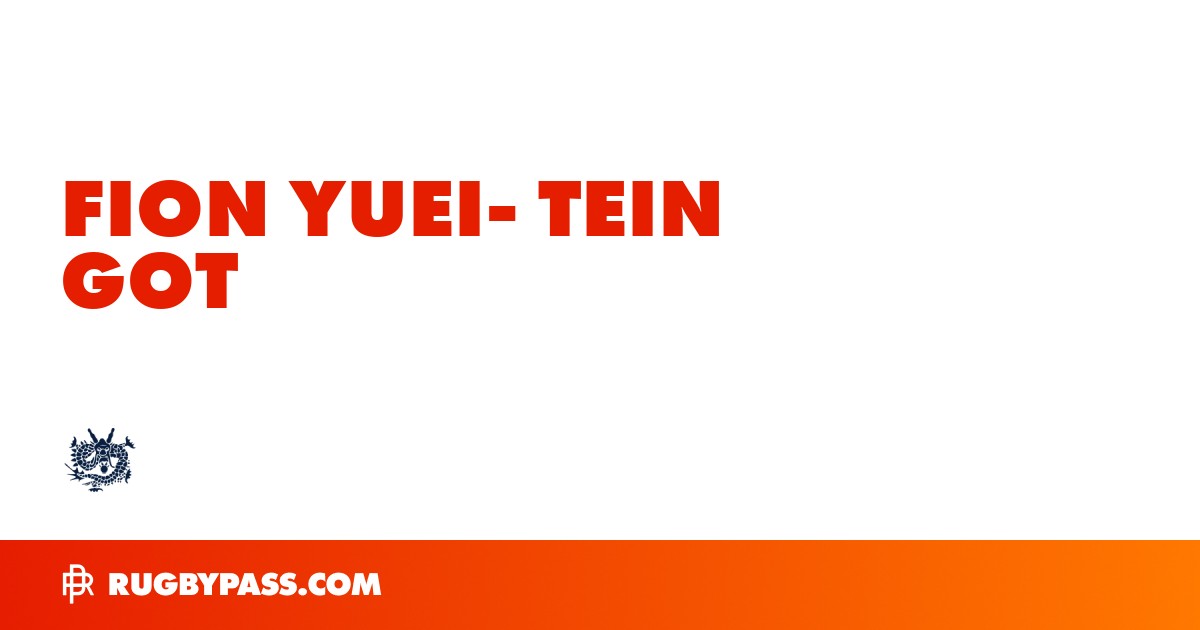 Fion Yuei-Tein Got Rugby Bio | News, Stats, Age, Height & Team | RugbyPass