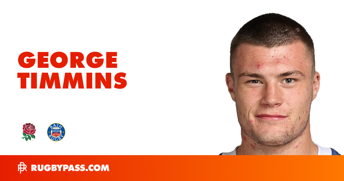 George Timmins Rugby Bio | News, Stats, Age, Height & Team | RugbyPass