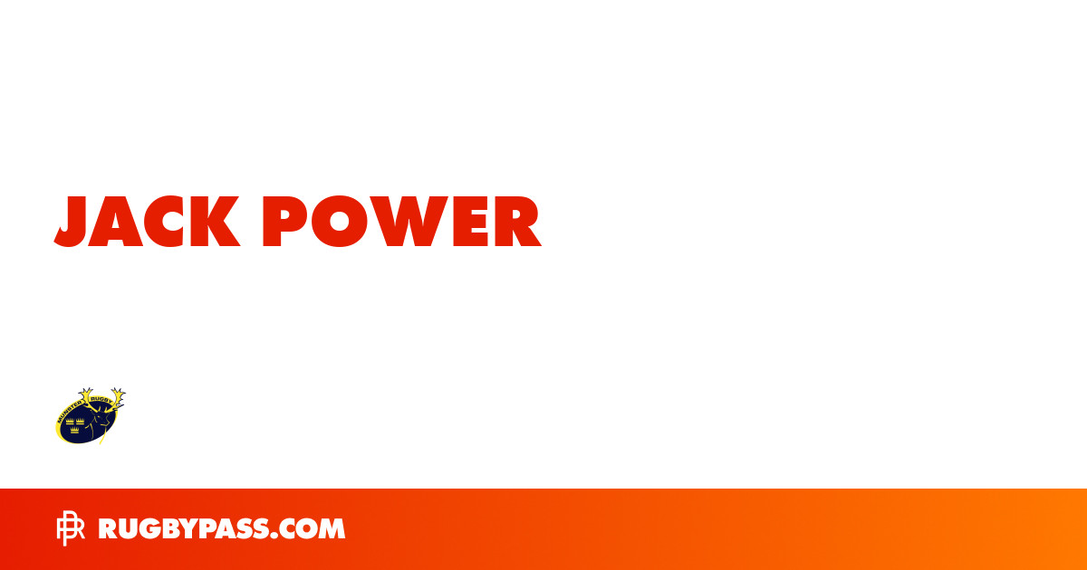 Jack Power Rugby Bio | News, Stats, Age, Height & Team | RugbyPass