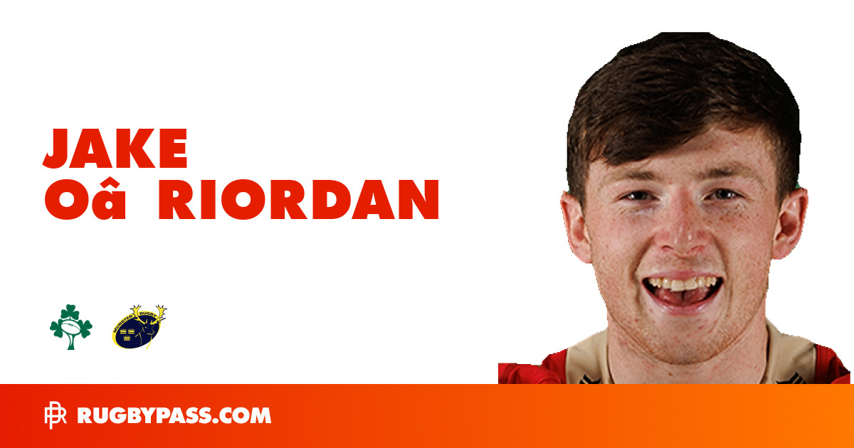 Jake Oâ Riordan Rugby Bio | News, Stats, Age, Height & Team | RugbyPass