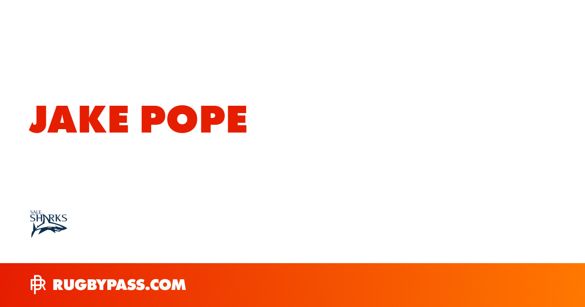 Jake Pope Rugby Bio | News, Stats, Age, Height & Team | RugbyPass