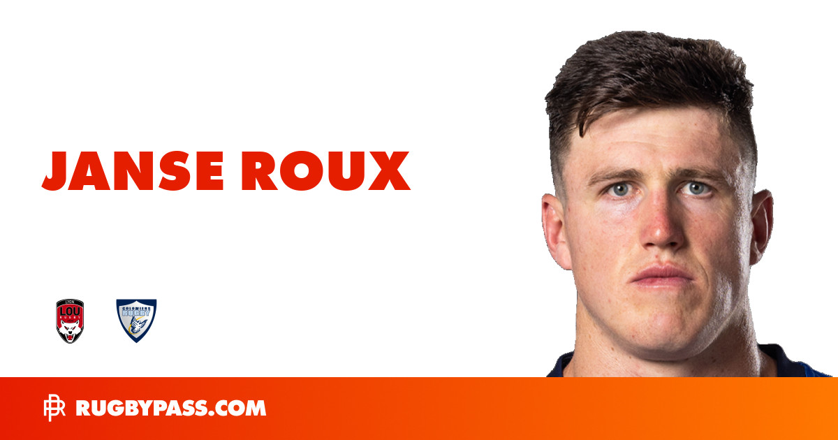 Janse Roux Rugby Bio | News, Stats, Age, Height & Team | RugbyPass