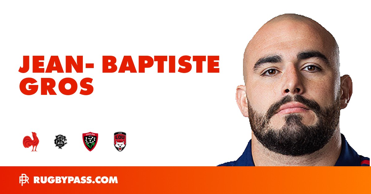 Jean-Baptiste Gros Rugby Bio | News, Stats, Age, Height & Team | RugbyPass