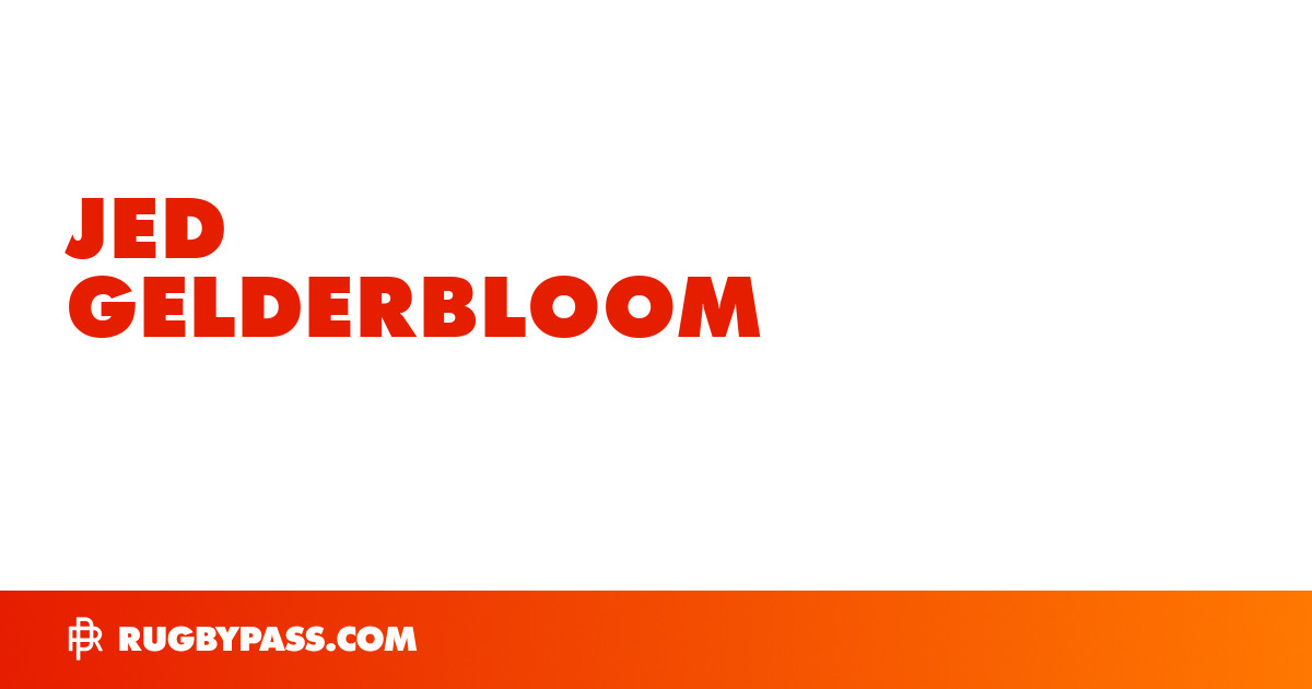 Jed Gelderbloom Rugby Bio | News, Stats, Age, Height & Team | RugbyPass
