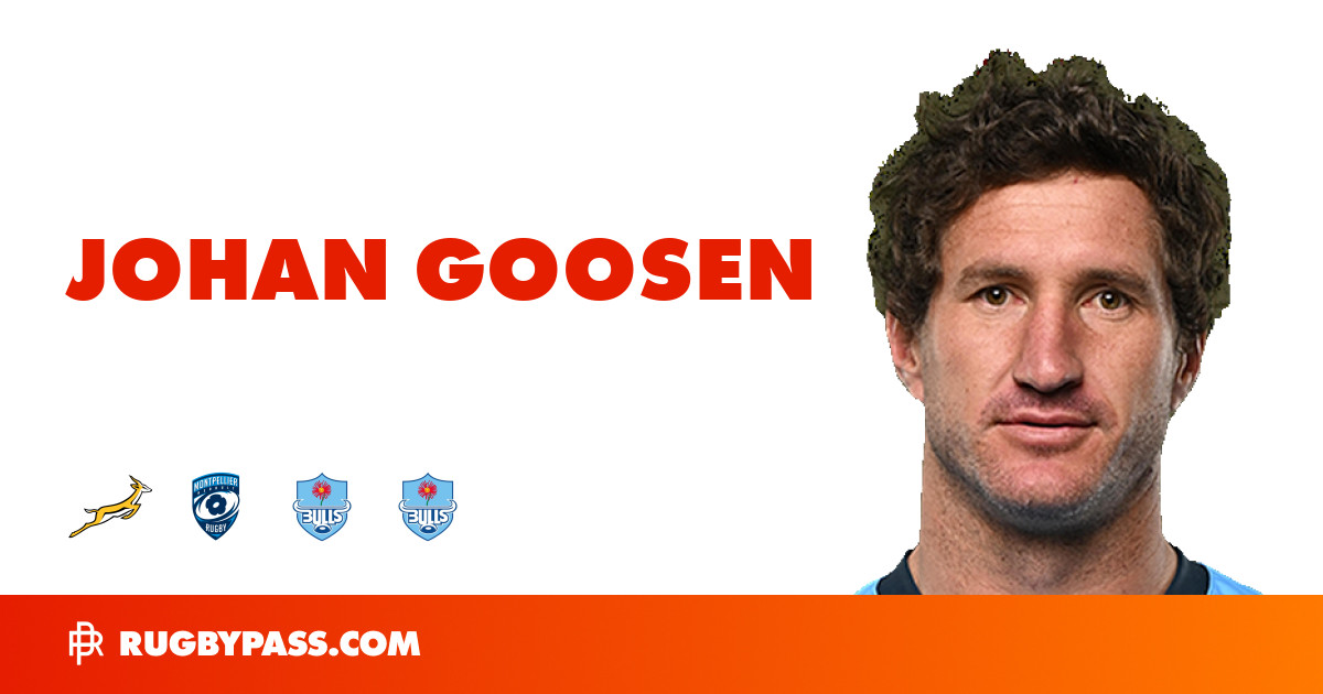 Johan Goosen Rugby Bio | News, Stats, Age, Height & Team | RugbyPass