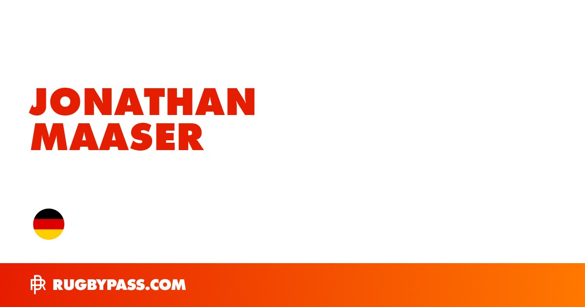 Jonathan Maaser Rugby Bio | News, Stats, Age, Height & Team | RugbyPass