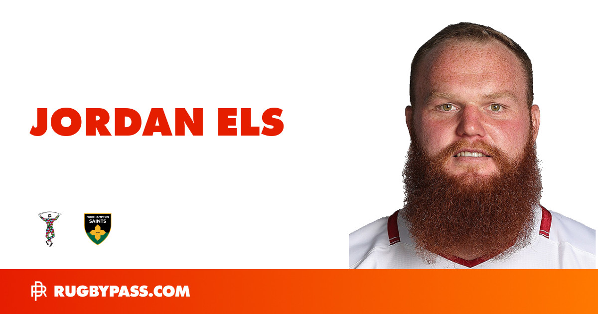 Jordan Els Rugby Bio | News, Stats, Age, Height & Team | RugbyPass