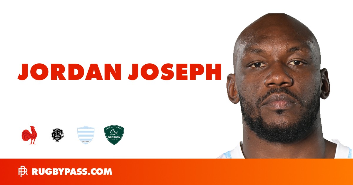 Jordan Joseph Rugby Bio | News, Stats, Age, Height & Team | RugbyPass