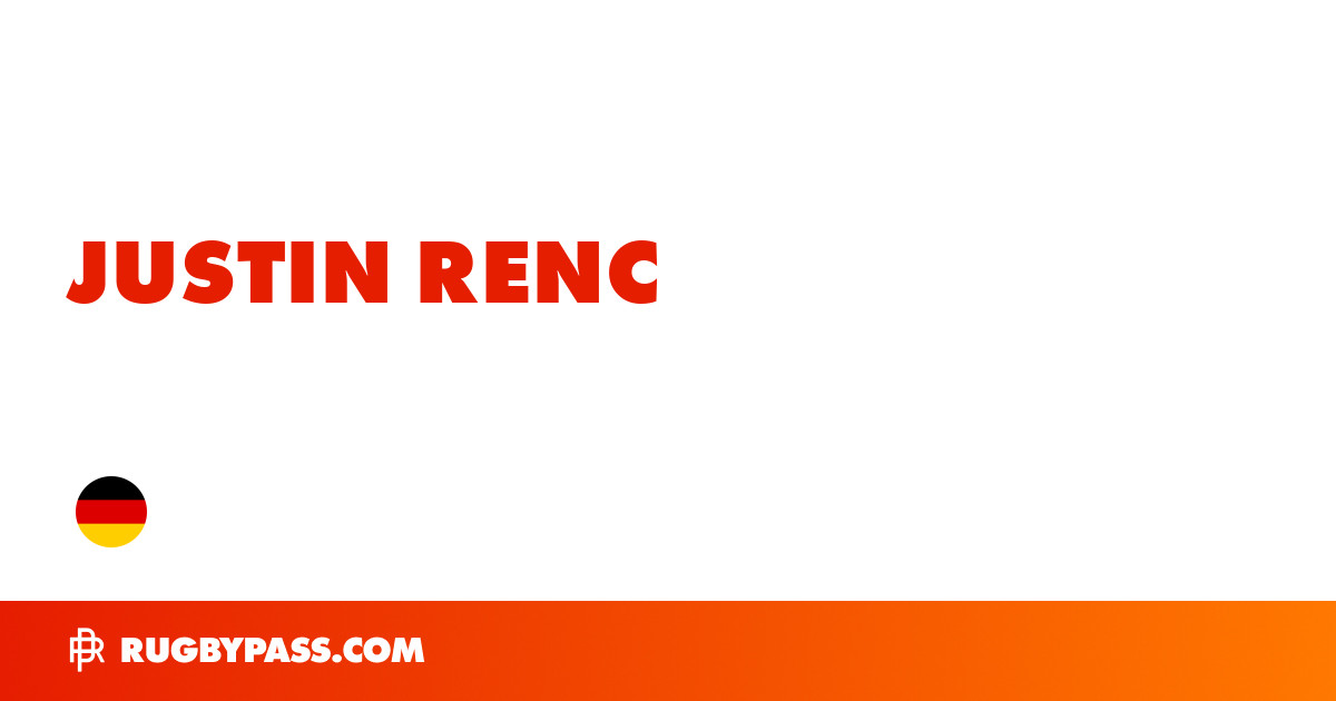 Justin Renc Rugby Bio | News, Stats, Age, Height & Team | RugbyPass