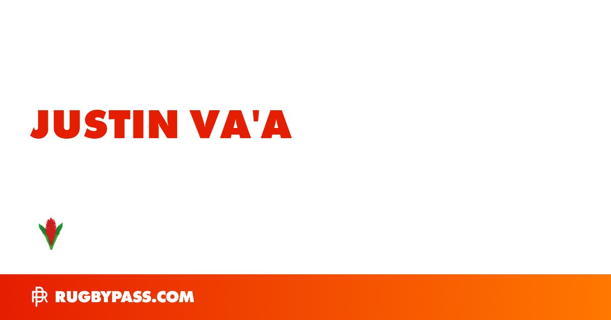 Justin Va'a Rugby Bio | News, Stats, Age, Height & Team | RugbyPass