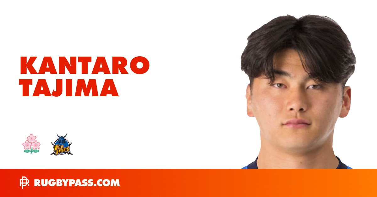 Kantaro Tajima Rugby Bio | News, Stats, Age, Height & Team | RugbyPass