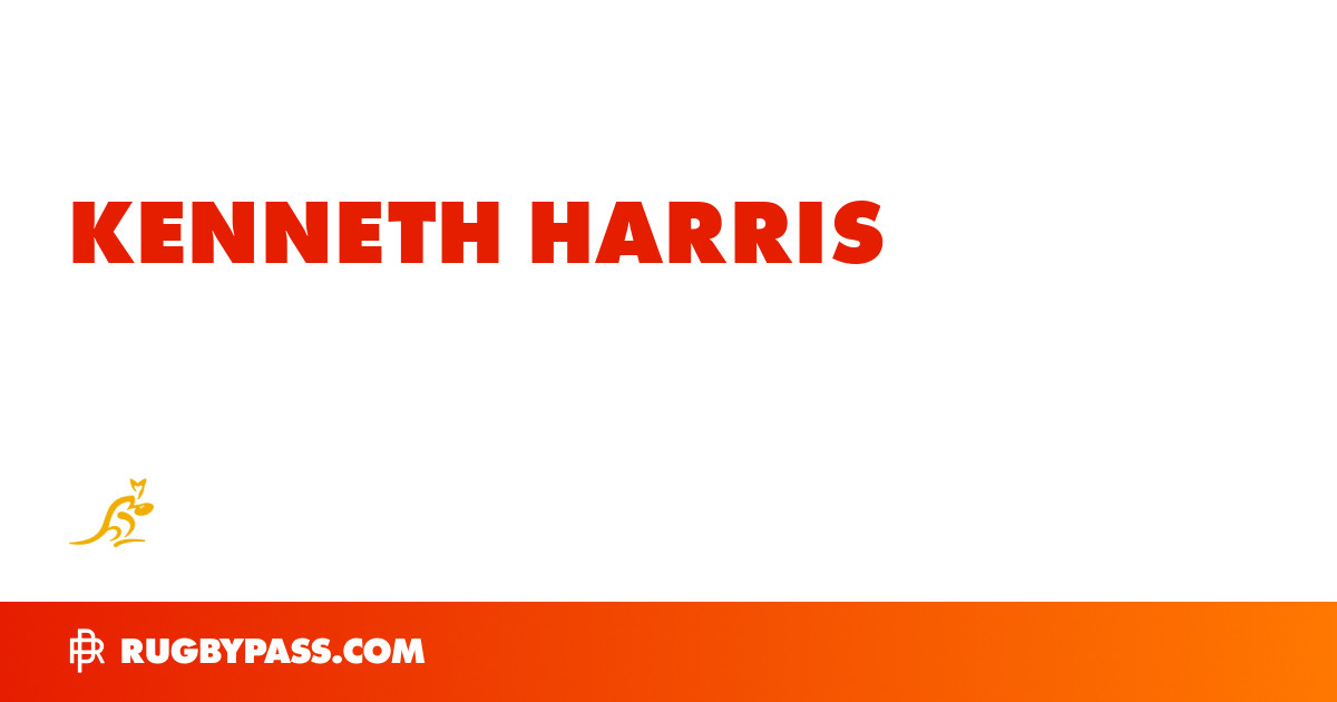 Kenneth Harris Rugby Bio | News, Stats, Age, Height & Team | RugbyPass