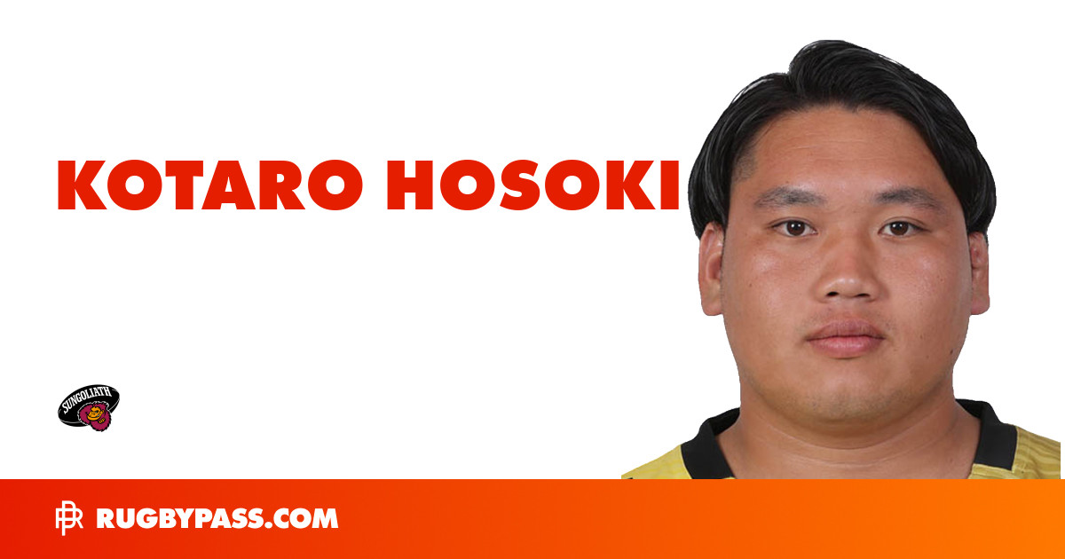 Kotaro Hosoki Rugby Bio | News, Stats, Age, Height & Team | RugbyPass