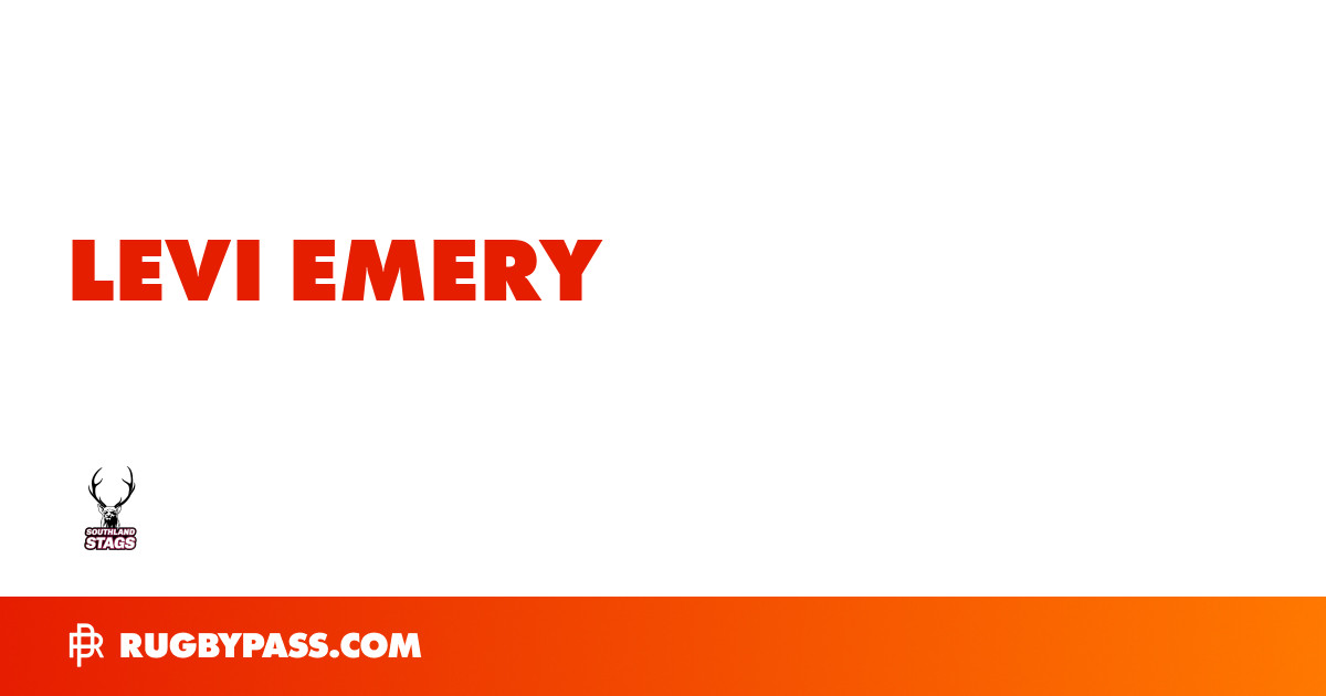 Levi Emery Rugby Bio | News, Stats, Age, Height & Team | RugbyPass