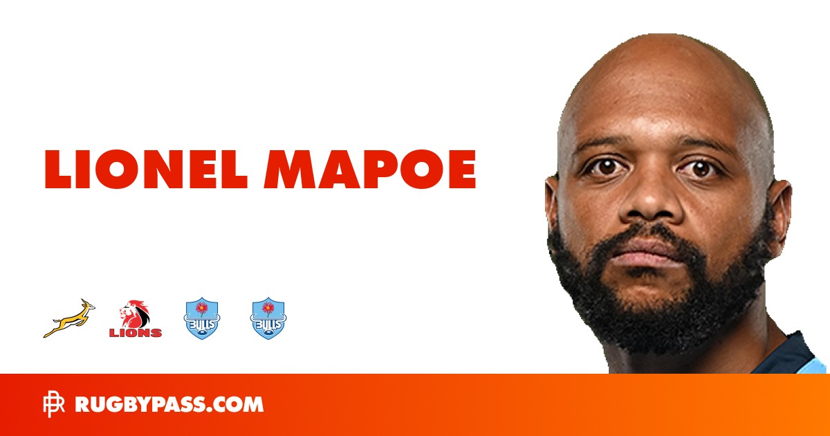 Lionel Mapoe Rugby Bio | News, Stats, Age, Height & Team | RugbyPass
