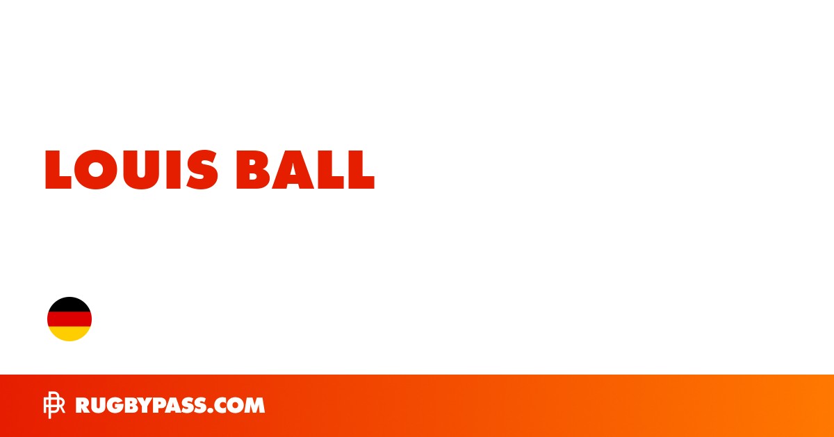 Louis Ball Rugby Bio | News, Stats, Age, Height & Team | RugbyPass