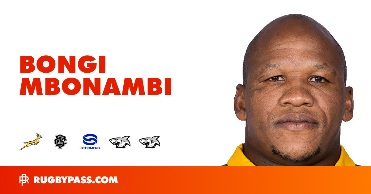 Bongi Mbonambi Rugby Bio | News, Stats, Age, Height & Team | RugbyPass