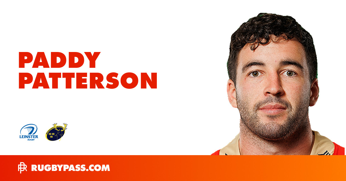 Paddy Patterson Rugby Bio | News, Stats, Age, Height & Team | RugbyPass