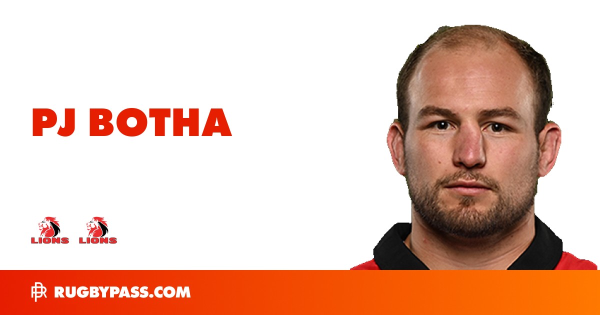 PJ Botha Rugby Bio | News, Stats, Age, Height & Team | RugbyPass