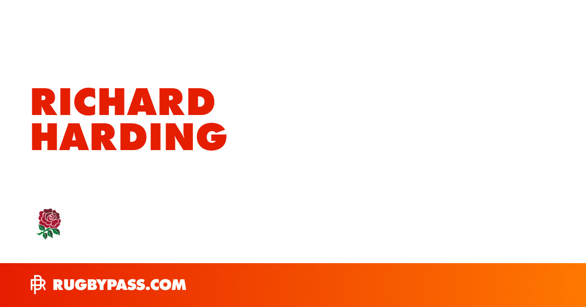 Richard Harding Rugby Bio | News, Stats, Age, Height & Team | RugbyPass