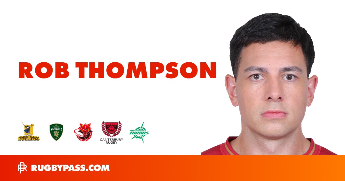 Rob Thompson Rugby Bio | News, Stats, Age, Height & Team | RugbyPass
