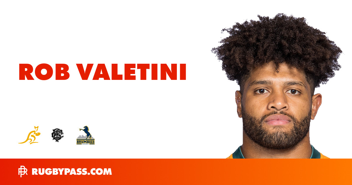 Rob Valetini Rugby Bio | News, Stats, Age, Height & Team | RugbyPass