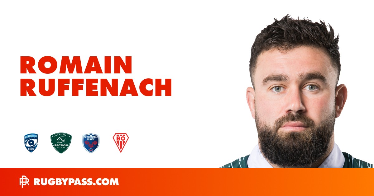 Romain Ruffenach Rugby Bio | News, Stats, Age, Height & Team | RugbyPass