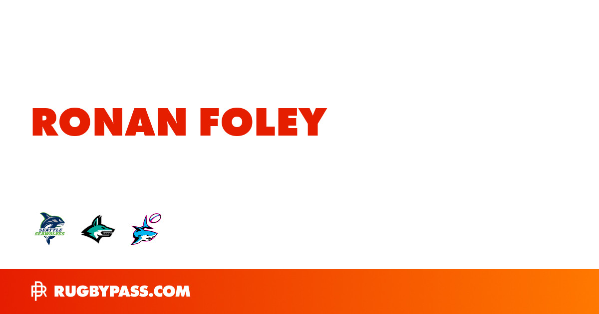 Ronan Foley Rugby Bio | News, Stats, Age, Height & Team | RugbyPass