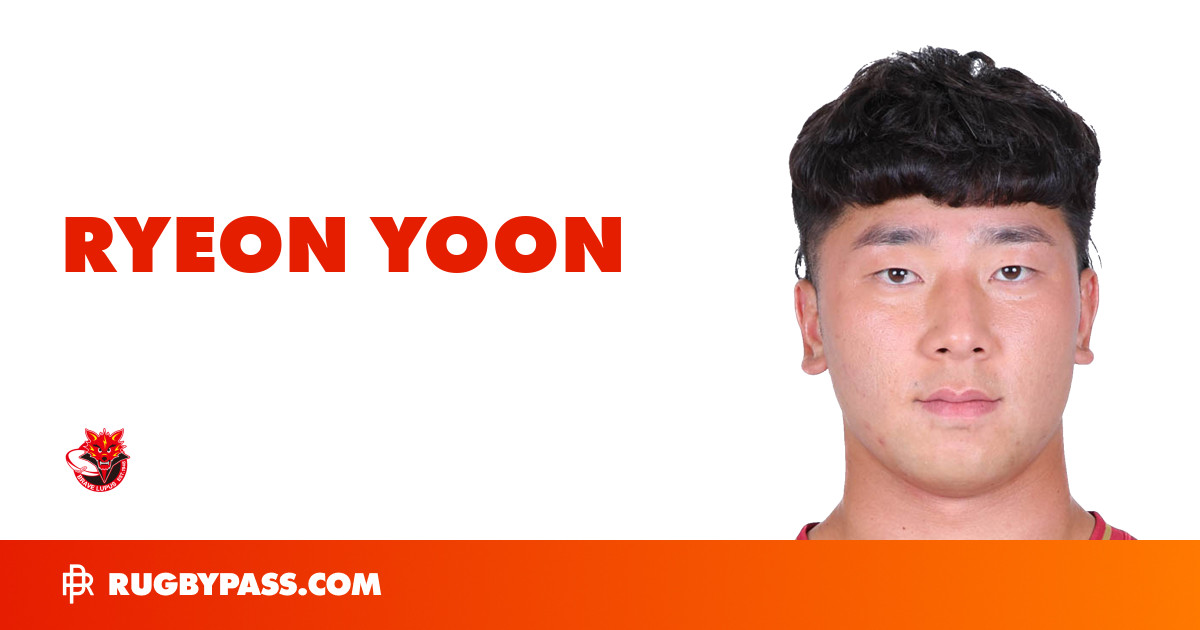 RyeOn Yoon Rugby Bio | News, Stats, Age, Height & Team | RugbyPass