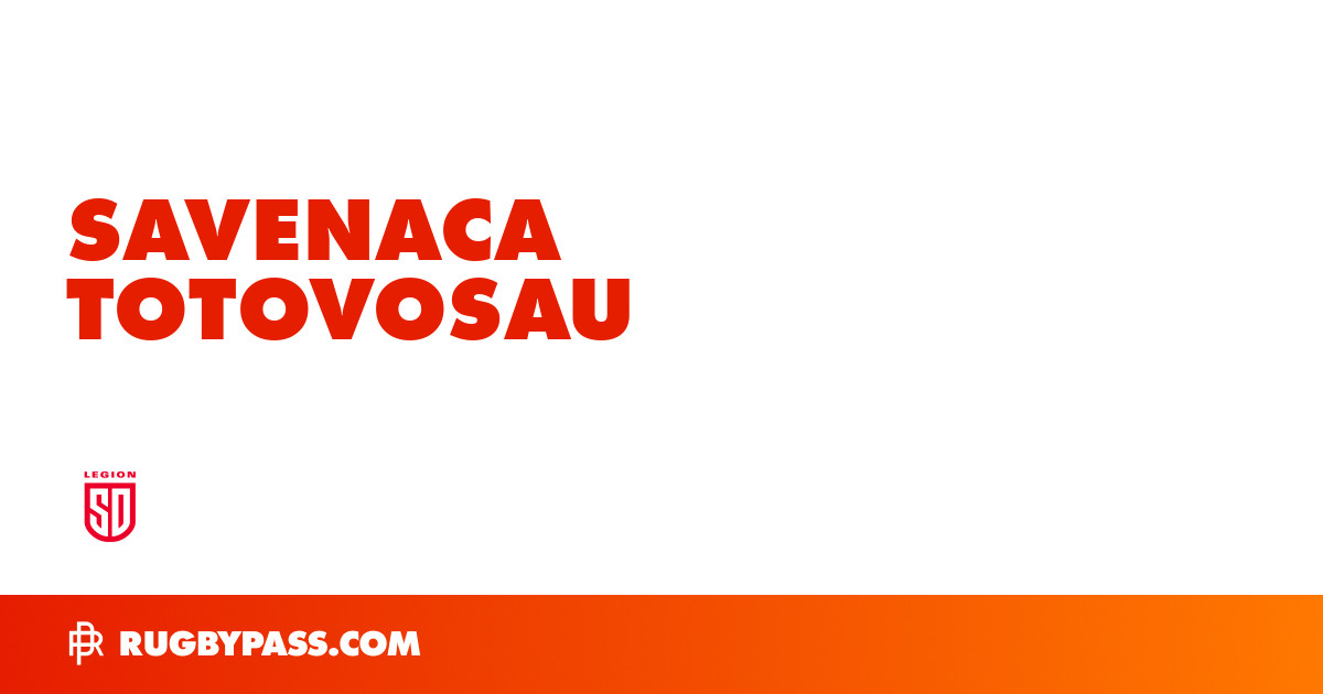 Savenaca Totovosau Rugby Bio | News, Stats, Age, Height & Team | RugbyPass