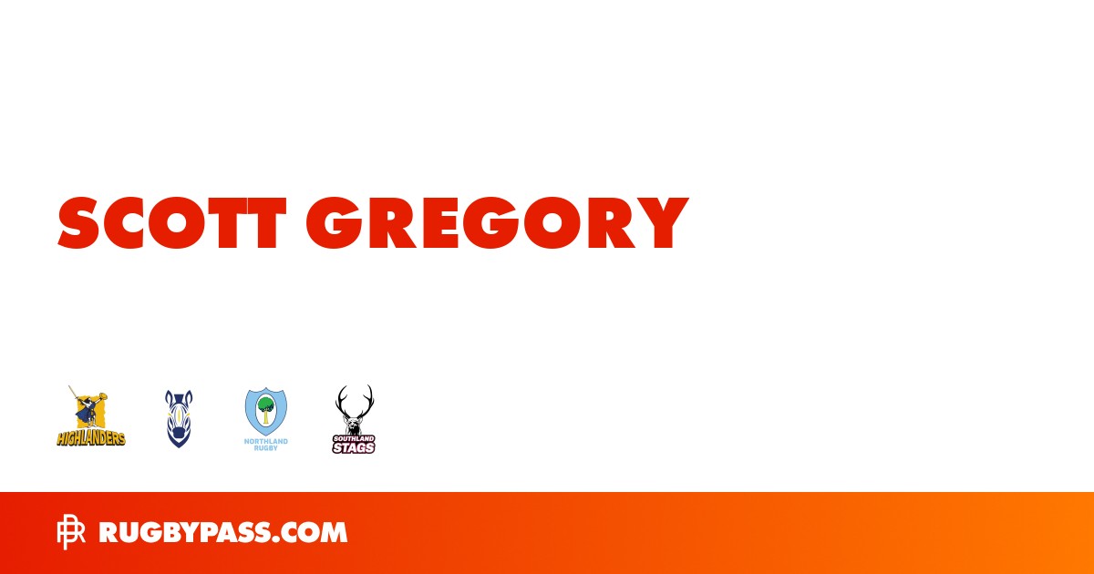 Scott Gregory Rugby Bio | News, Stats, Age, Height & Team | RugbyPass