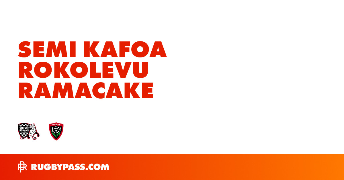 Semi Kafoa Rokolevu Ramacake Rugby Bio | News, Stats, Age, Height ...