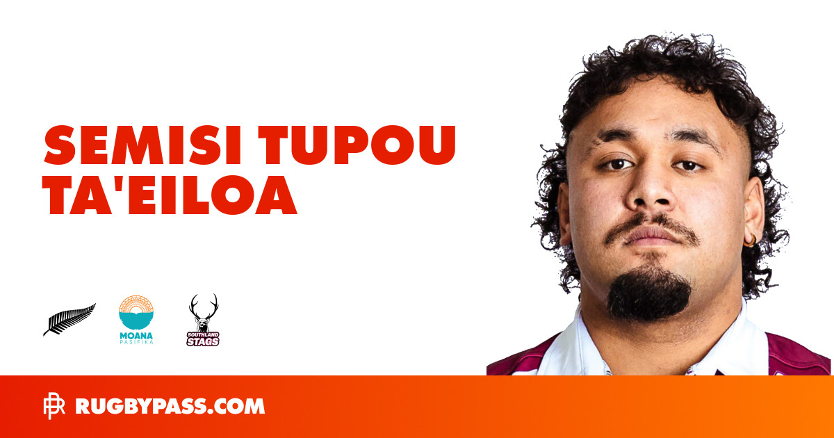 Semisi Tupou Ta'eiloa Rugby Bio | News, Stats, Age, Height & Team ...