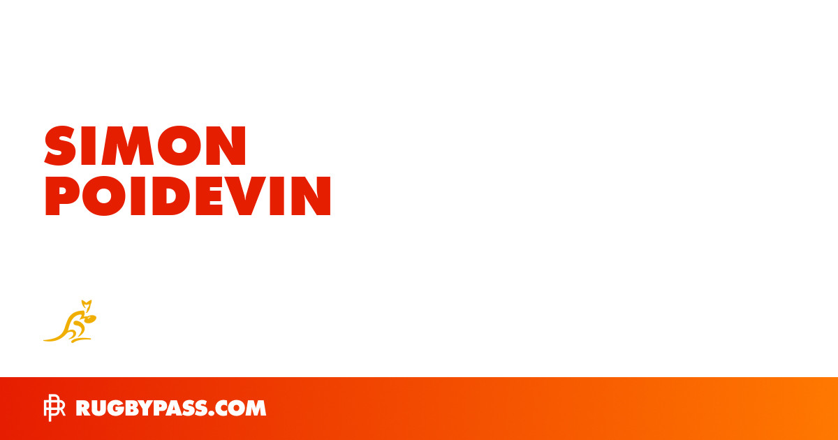 Simon Poidevin Rugby Bio | News, Stats, Age, Height & Team | RugbyPass
