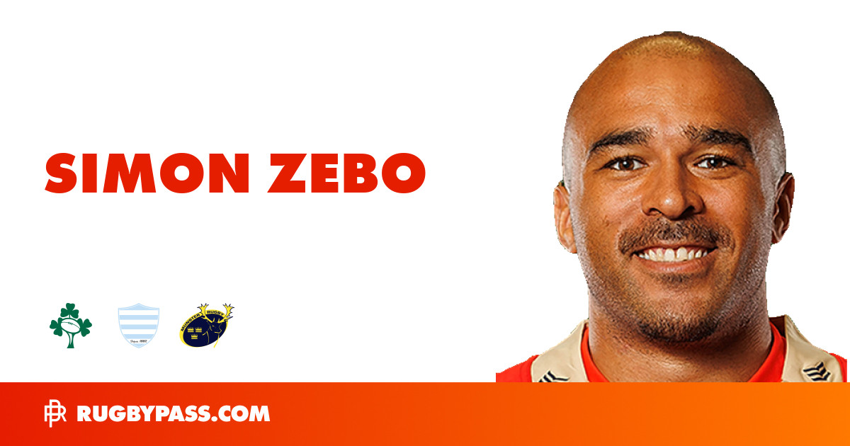 Simon Zebo Rugby Bio | News, Stats, Age, Height & Team | RugbyPass