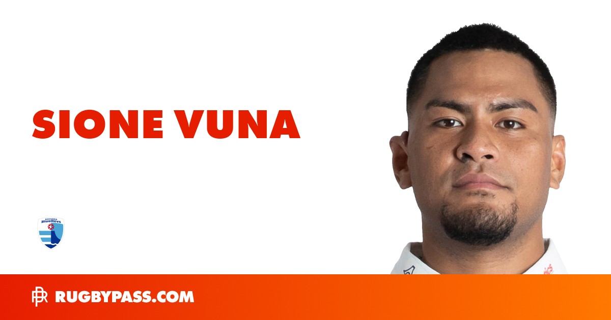 Sione Vuna Rugby Bio | News, Stats, Age, Height & Team | RugbyPass