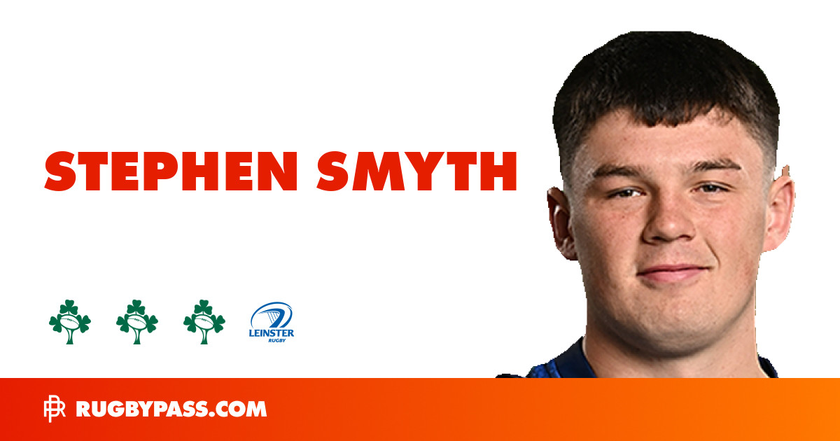 Stephen Smyth Rugby Bio | News, Stats, Age, Height & Team | RugbyPass