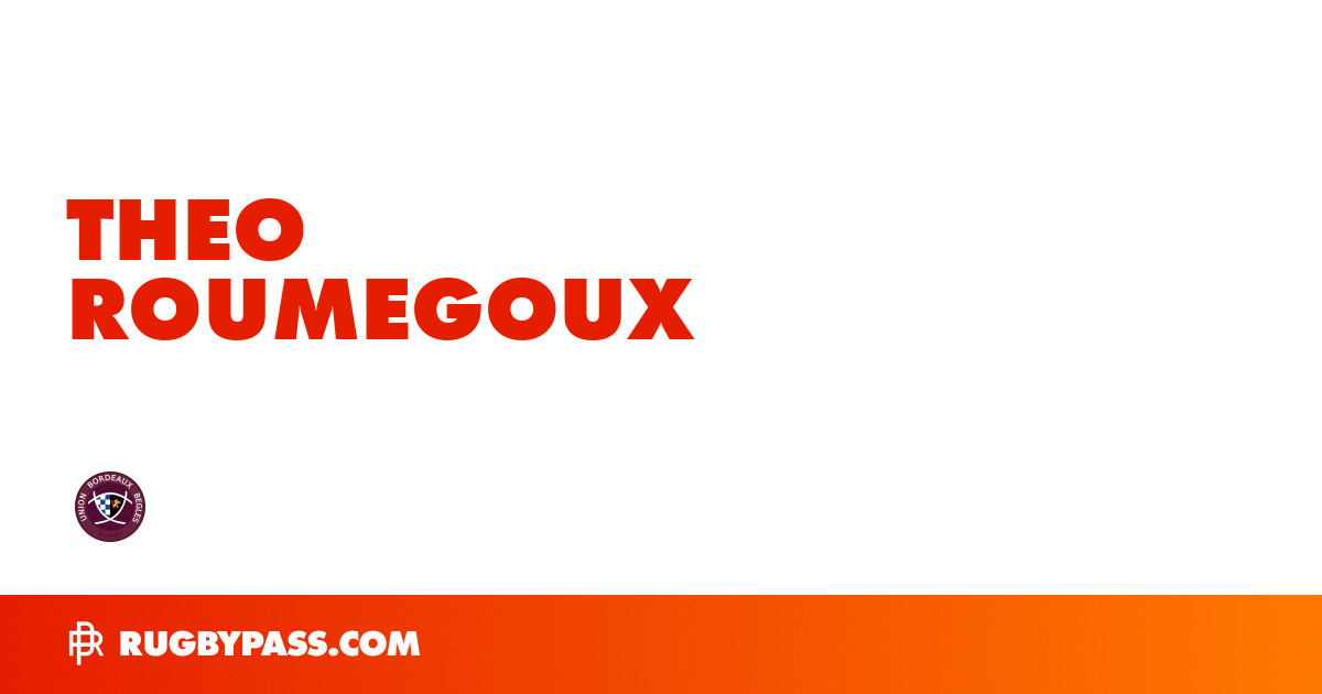 Theo Roumegoux Rugby Bio | News, Stats, Age, Height & Team | RugbyPass