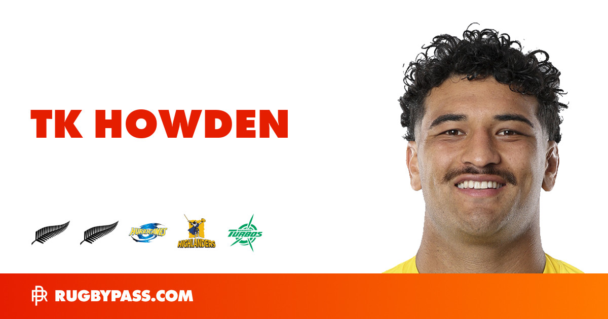 TK Howden Rugby Bio | News, Stats, Age, Height & Team | RugbyPass