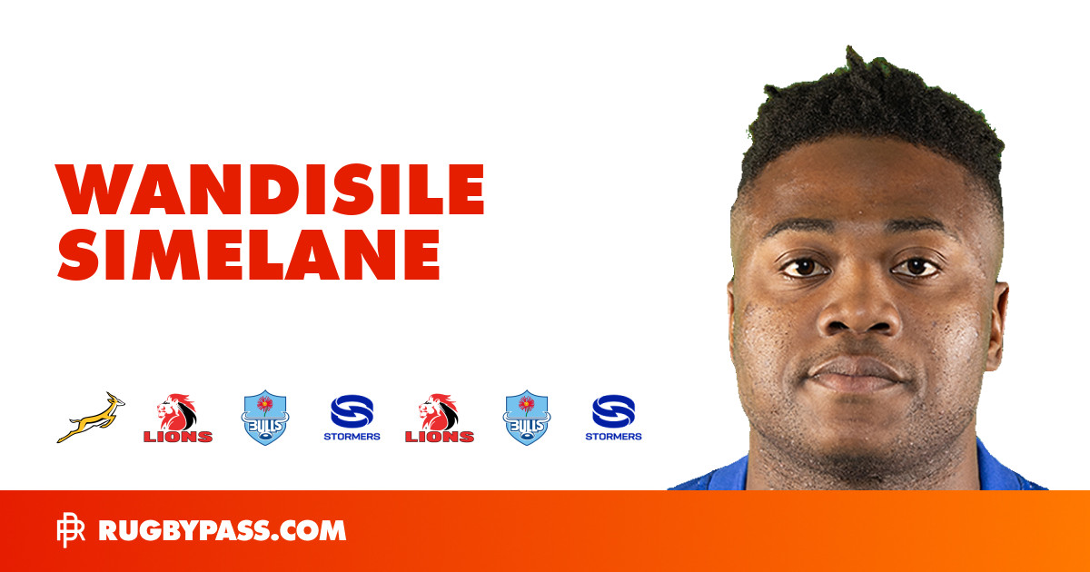 Wandisile Simelane Rugby Bio | News, Stats, Age, Height & Team | RugbyPass
