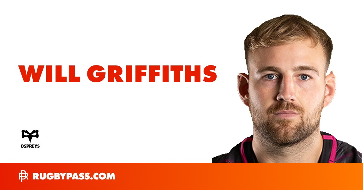 Will Griffiths Rugby Bio | News, Stats, Age, Height & Team | RugbyPass