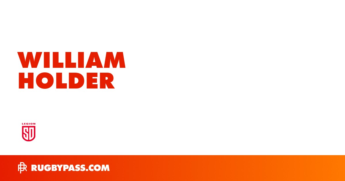 William Holder Rugby Bio | News, Stats, Age, Height & Team | RugbyPass