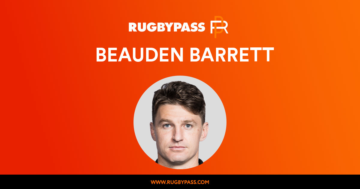 Beauden Barrett | News, Stats & Team | RugbyPass