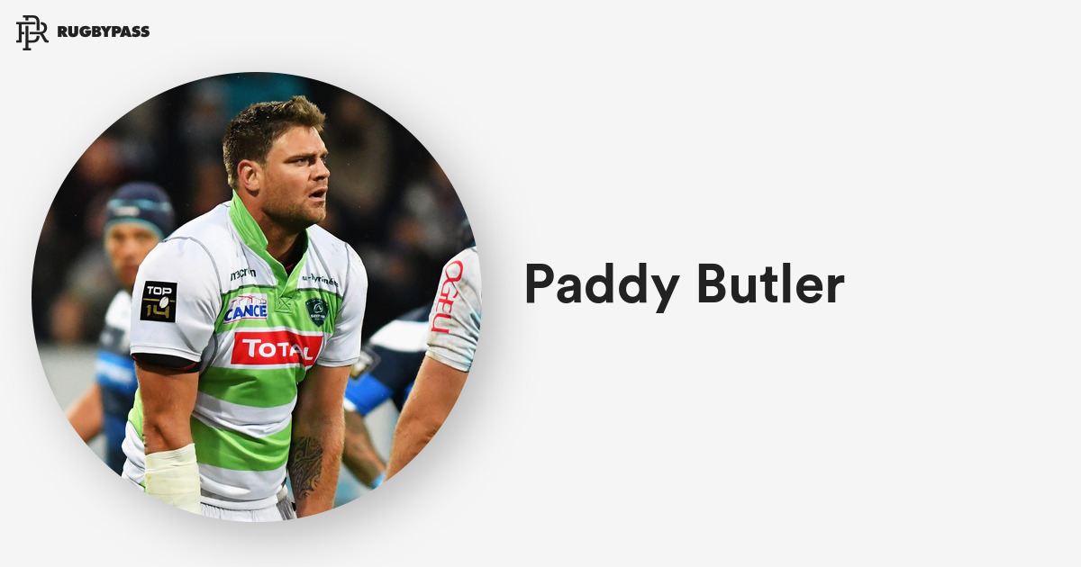 Paddy Butler Rugby Paddy Butler News, Stats & Team RugbyPass