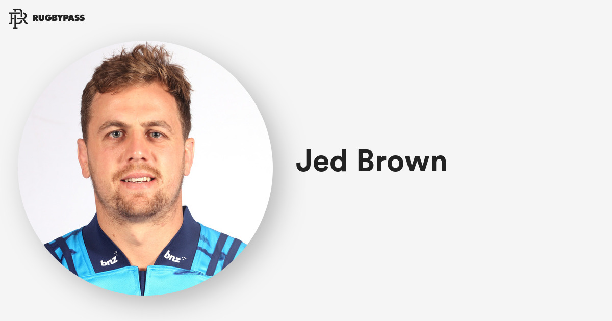 Jed Brown Rugby | Jed Brown News, Stats & Team | RugbyPass