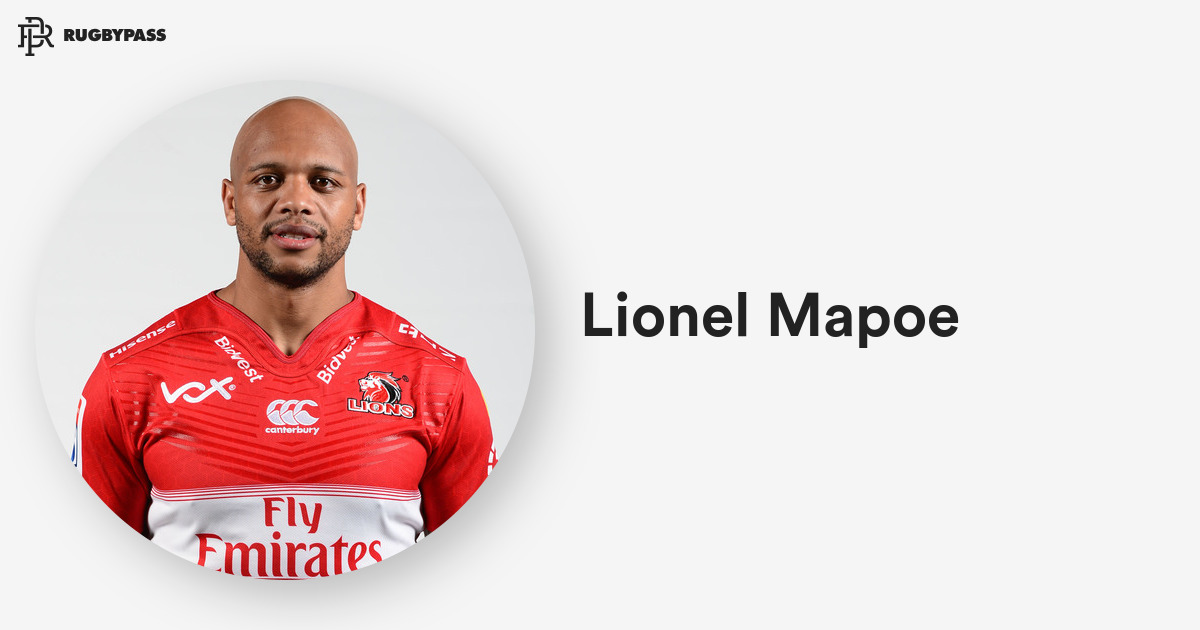 Lionel Mapoe Rugby Lionel Mapoe News, Stats & Team RugbyPass