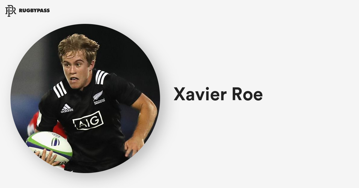 Xavier Roe Rugby Xavier Roe News, Stats & Team RugbyPass