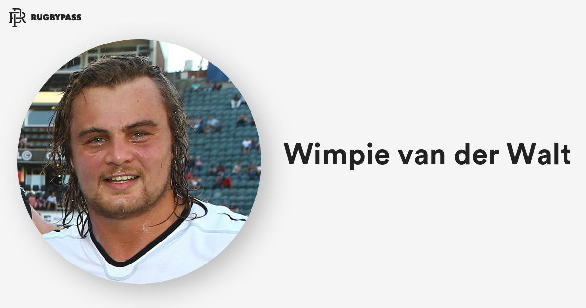 Wimpie van der Walt Rugby Wimpie van der Walt News, Stats & Team