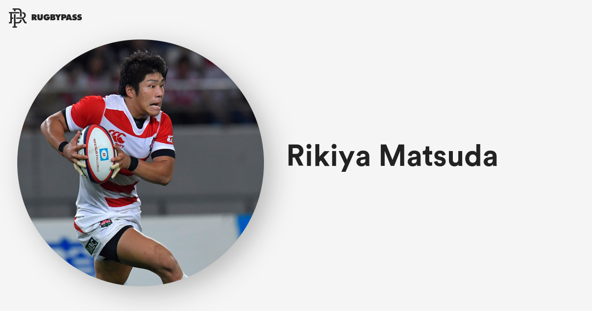 Rikiya Matsuda Rugby | Rikiya Matsuda News, Stats & Team | RugbyPass