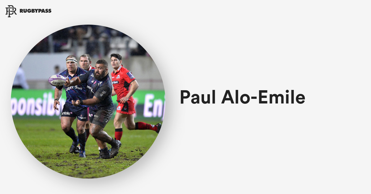 Paul AloEmile Rugby Paul AloEmile News, Stats & Team RugbyPass